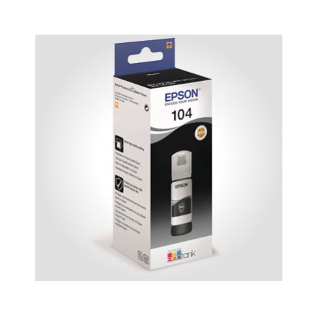 Epson T104 Eco Tank BK, Original patron