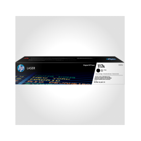 HP 117A W2070A BK, Original toner 1.000 sider