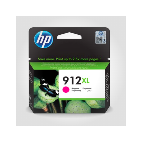 HP 912XL Magenta, Original patron 825 sider 10 ml.