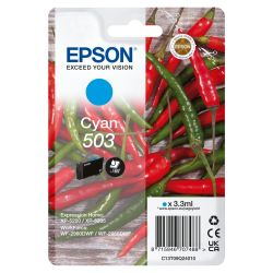 Epson 503 C, Original patron 3,3 ml.