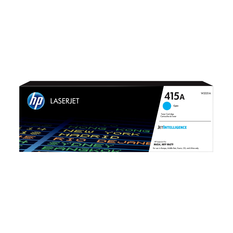 HP 415A W2031A Cyan, Original toner 2.100 sider