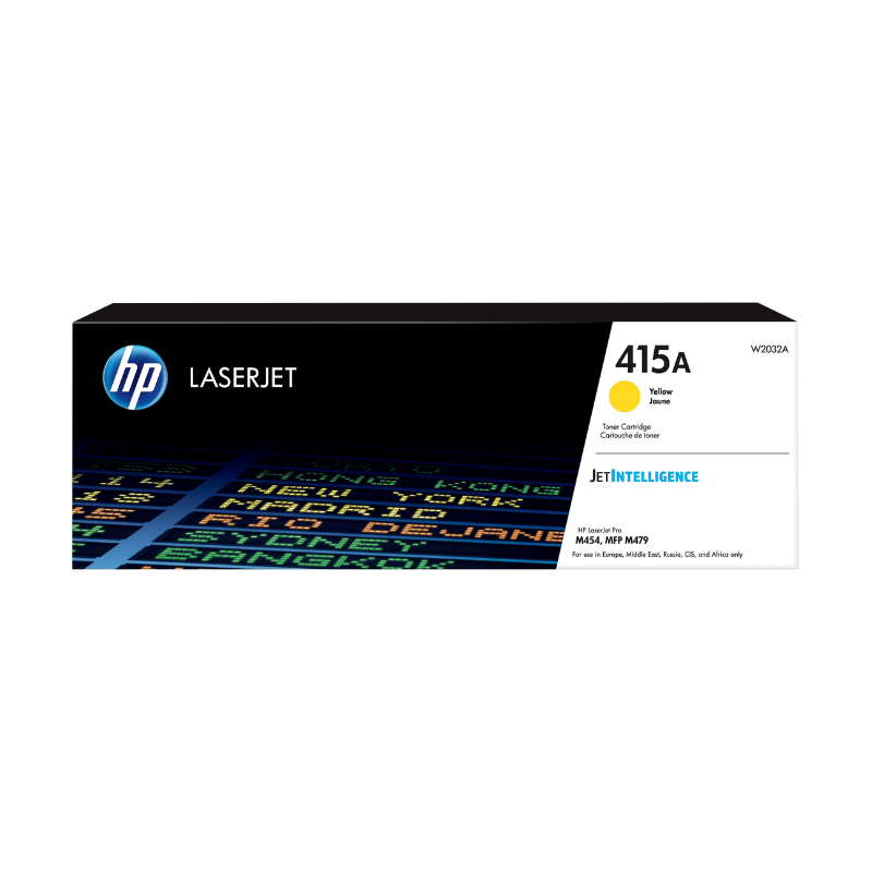 HP 415A W2032A Yellow, Original toner 2.100 sider