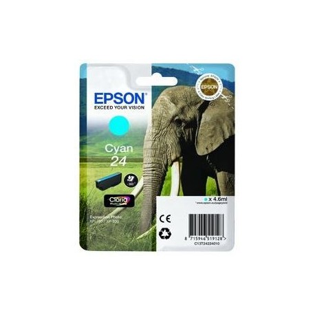 Epson T2432XL, C, original patron